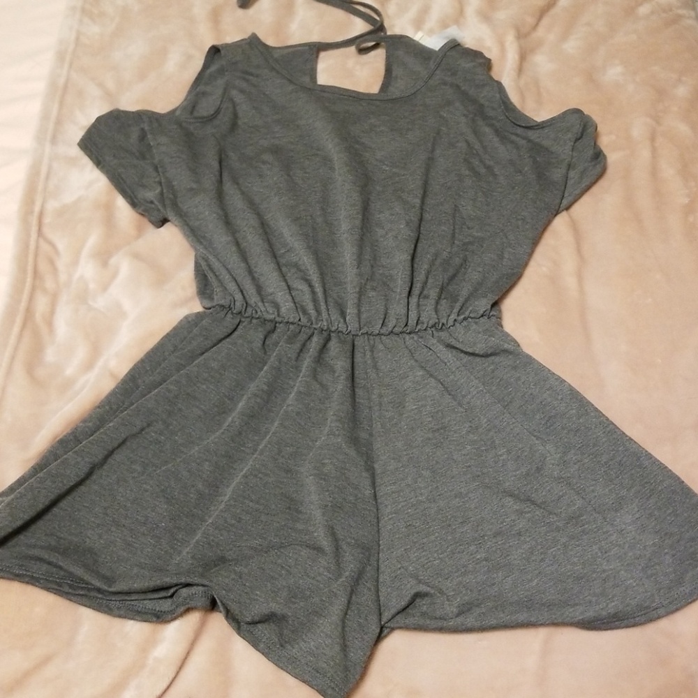 Dark Gray Romper